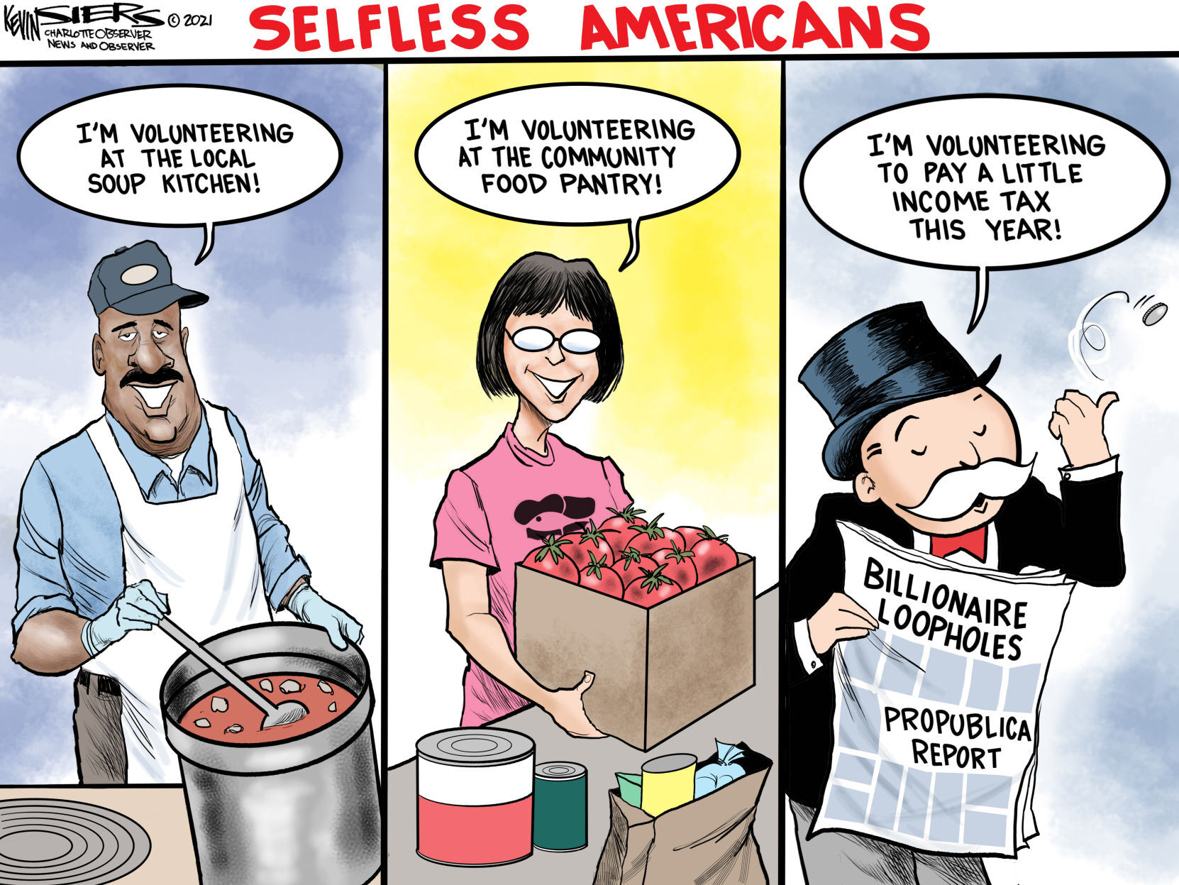 Portraits of selfless Americans